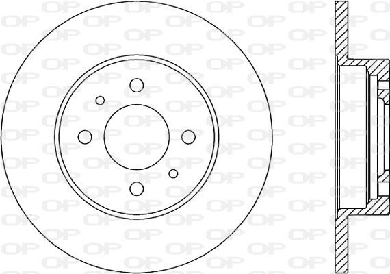 OPEN PARTS Тормозной диск BDR1133.10